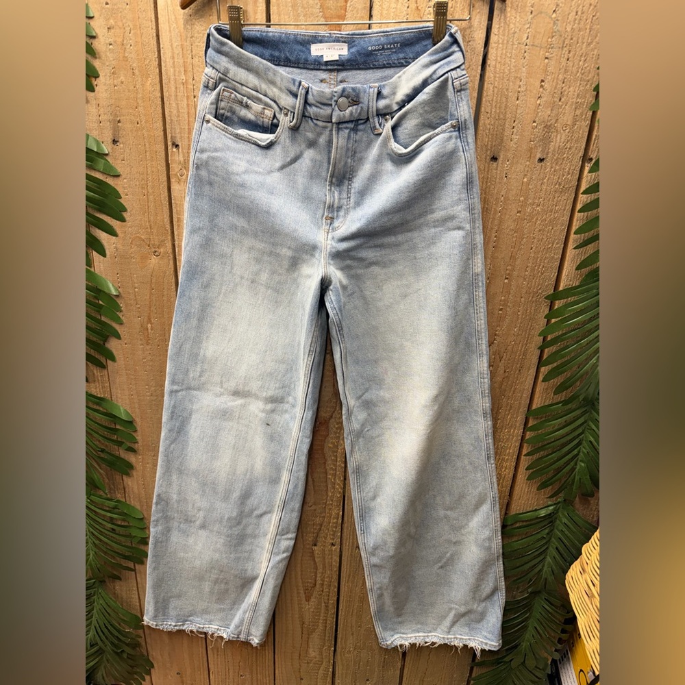 Good American Light Blue Men's Straight Jeans Size 27